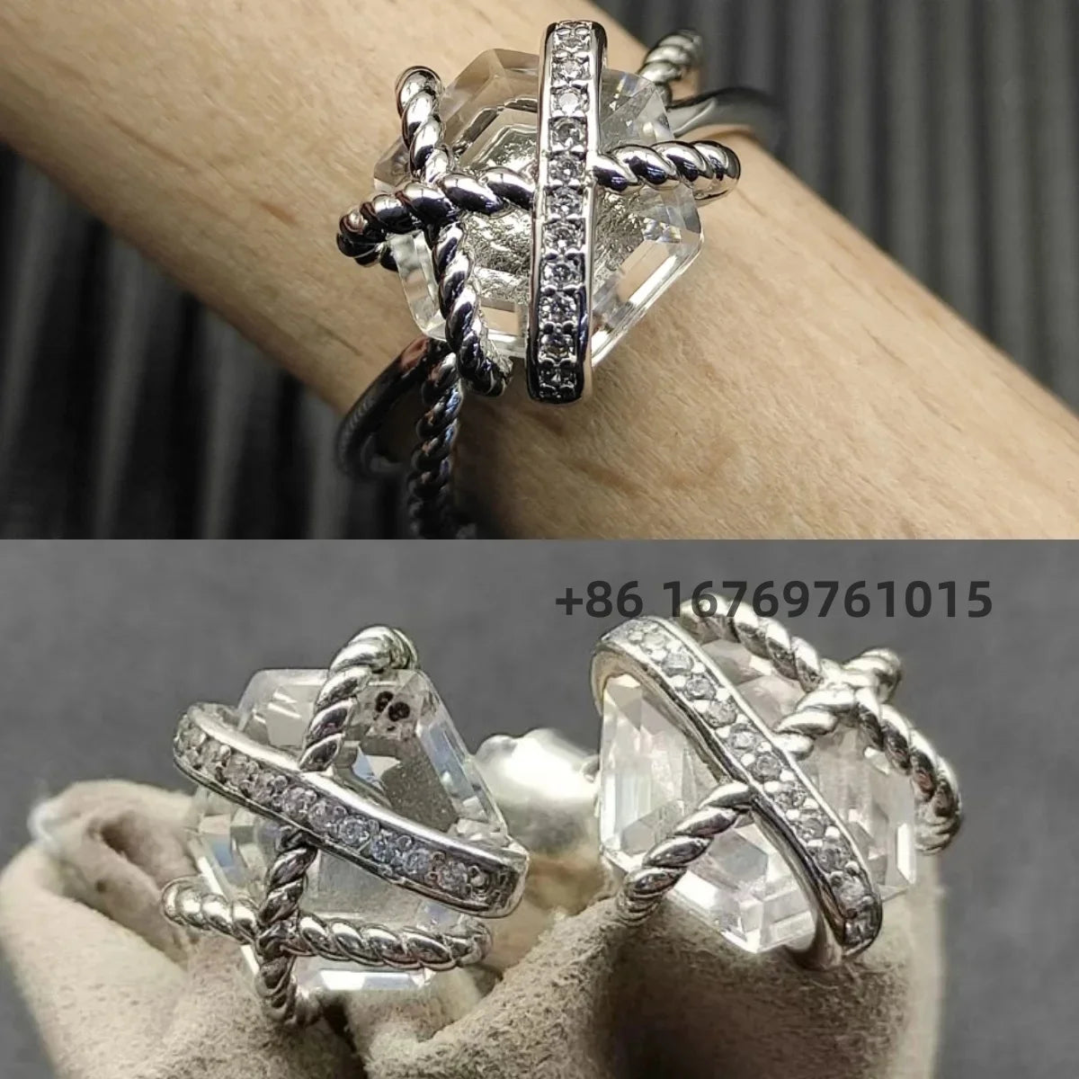 Earrings And Ring Set Silver Gold Plated