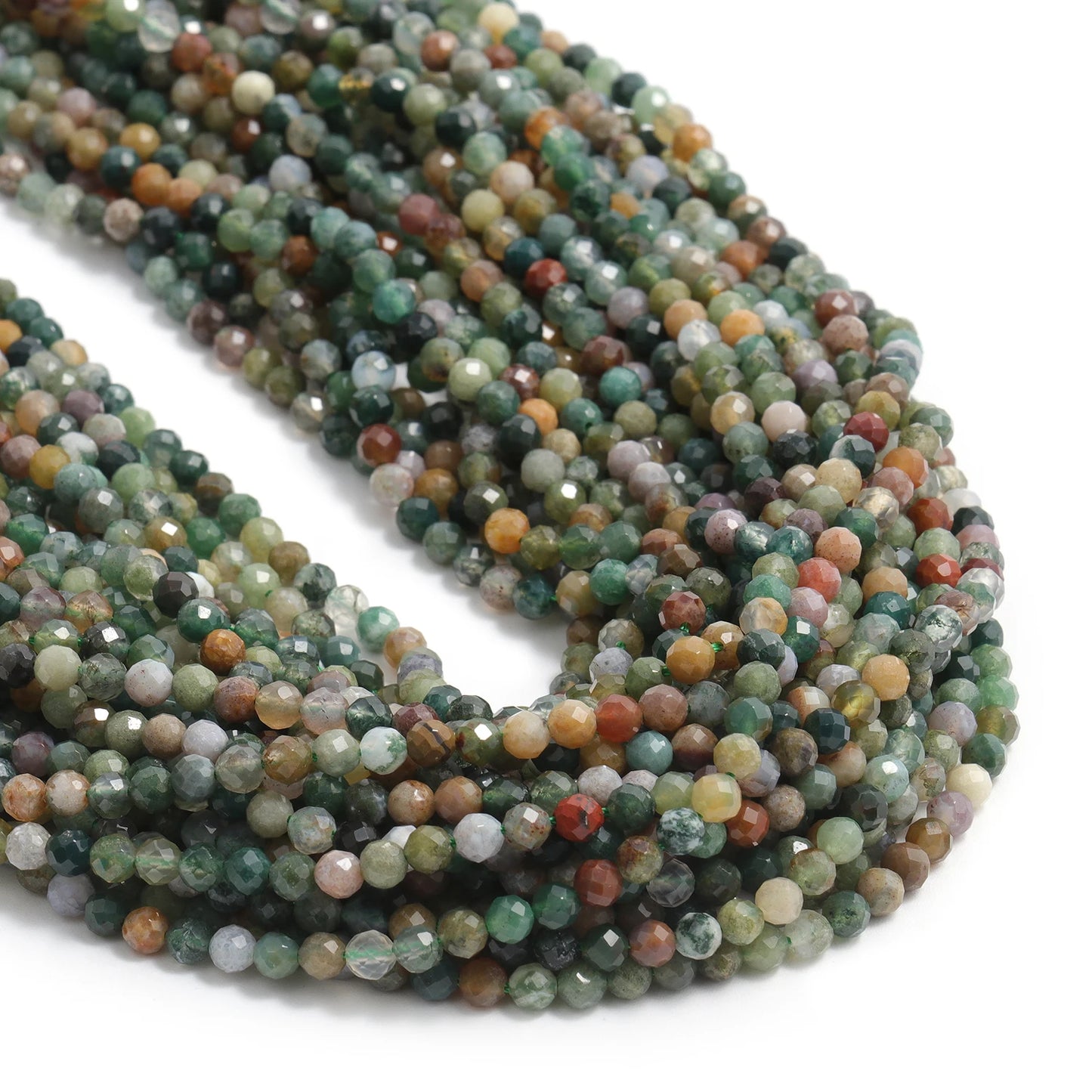 Faceted Tiny Beads Natural Aquamarine Lapis Lazuli Tourmaline Amethyst Beads