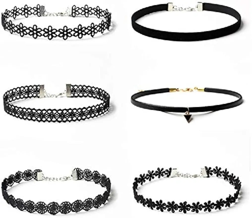 Choker Velvet Set 6 Piece Styles