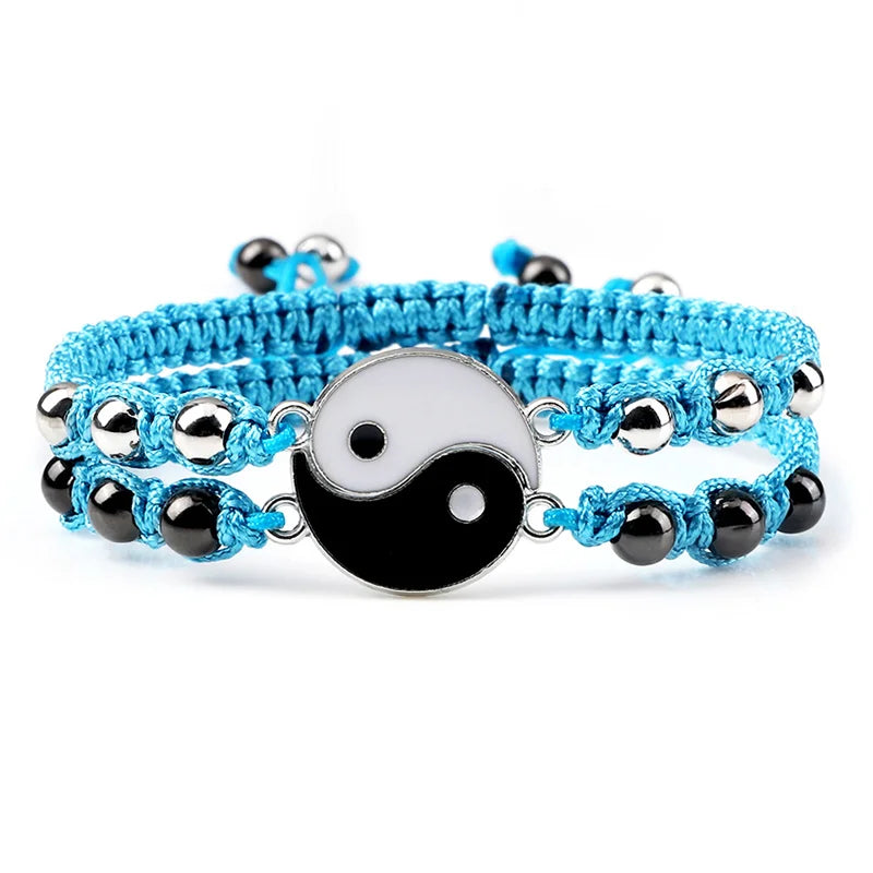 Bracelet Dragon Two Piece Set Yin Yang Jewelry