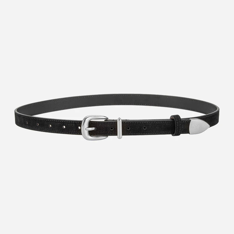 Buckle Thin Belt For Jeans Waistband Fashion