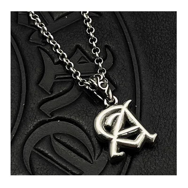 Necklace Pendant Letter Chain Jewelry