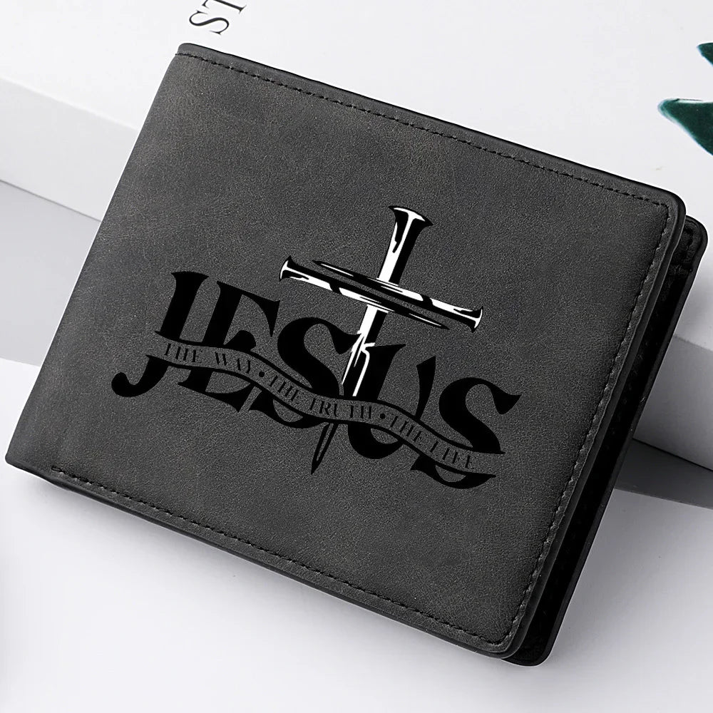Leather Wallet With Zipper Coin Pocket