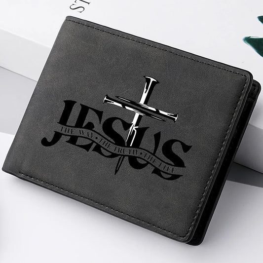 Leather Wallet With Zipper Coin Pocket