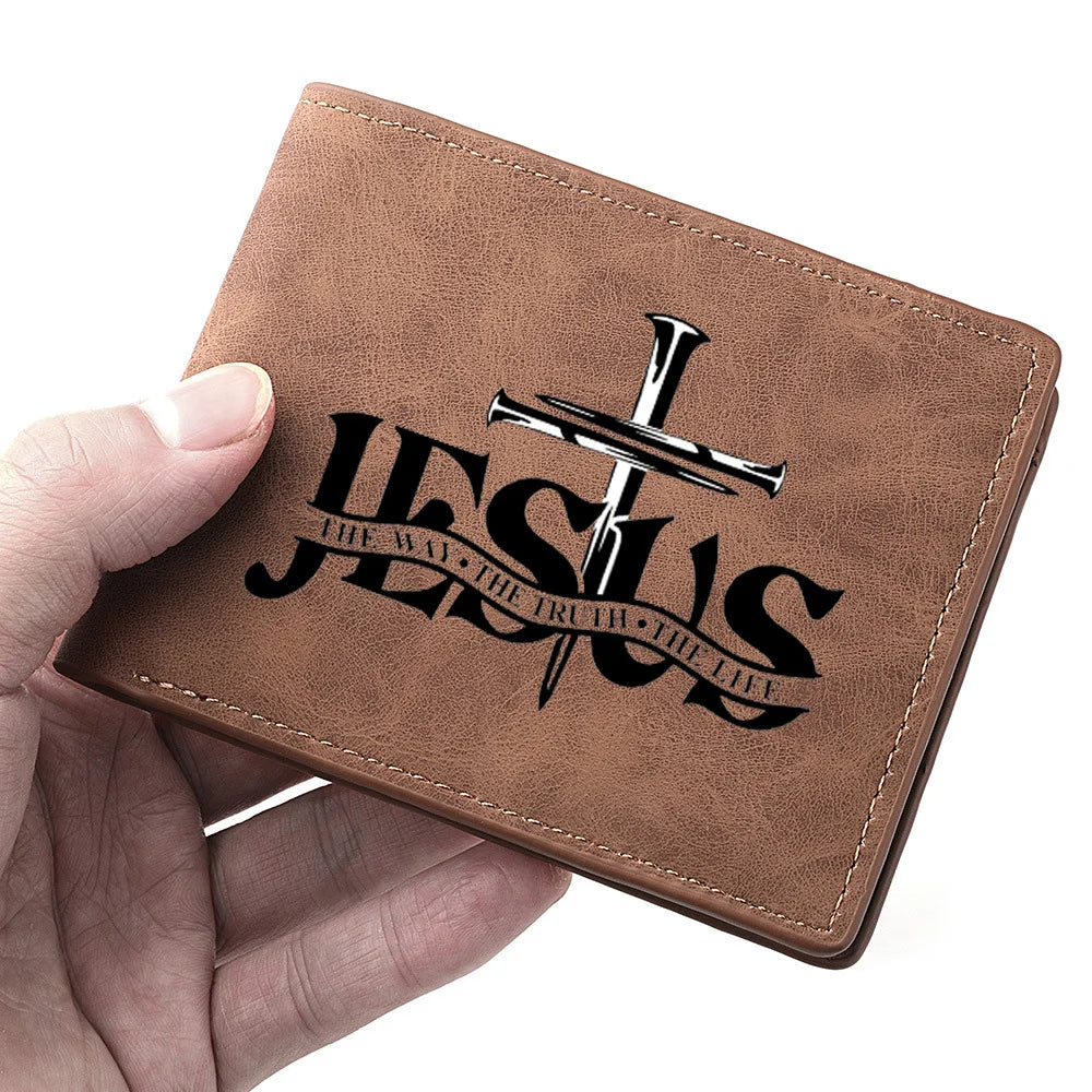 Leather Wallet With Zipper Coin Pocket