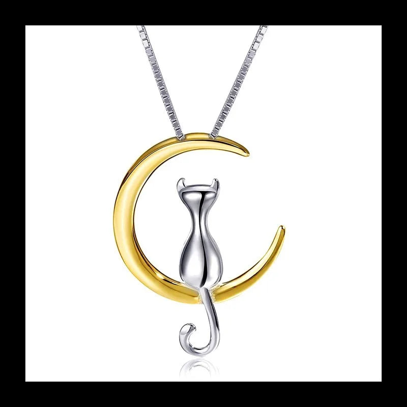 Necklace Moon Collarbone Chain Zircon