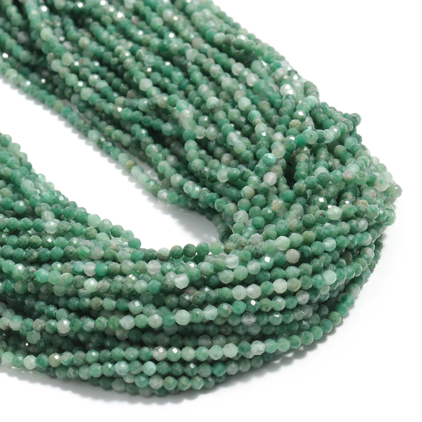 Faceted Tiny Beads Natural Aquamarine Lapis Lazuli Tourmaline Amethyst Beads