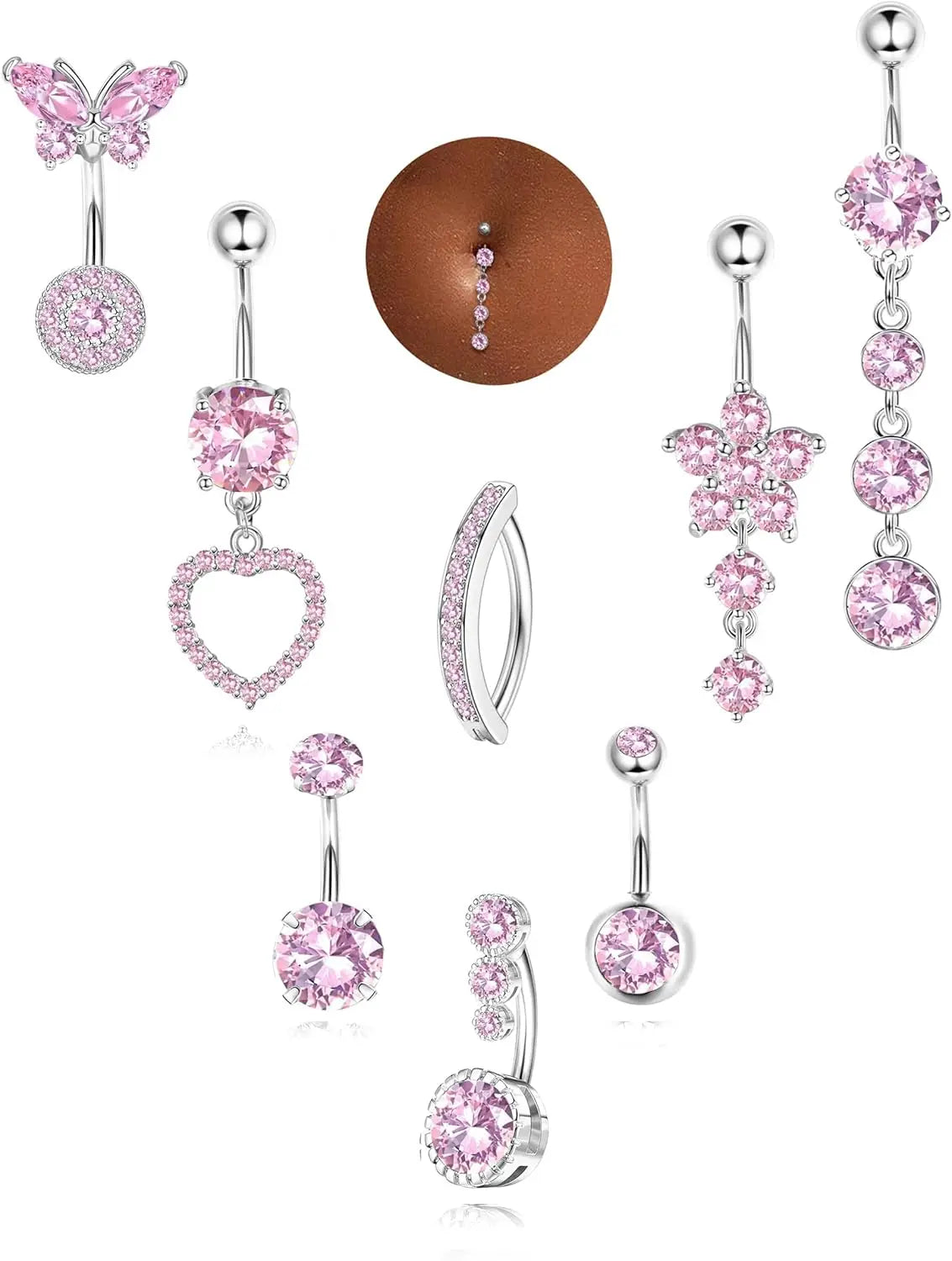 Belly Button Ring Dangle Jewelry