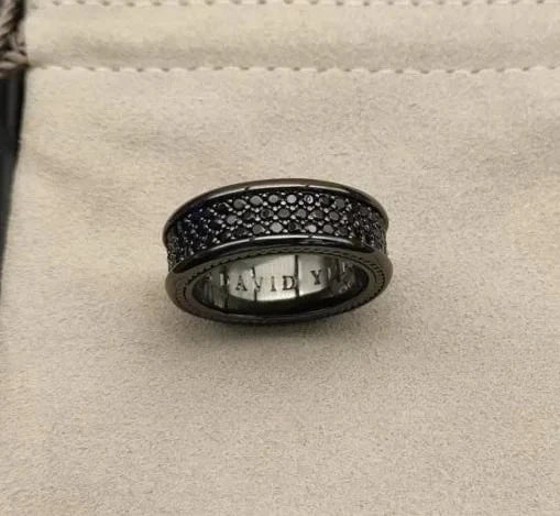 Ring Spiral Design Colored Crystal