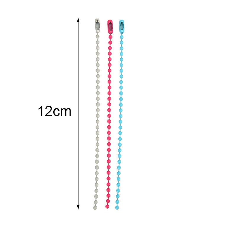 Metal Alloy Ball Bead Chains For Keychains And Jewelry Making