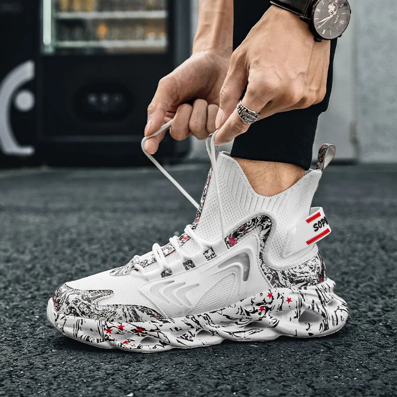 Lexsan Men's Breathable Casual Sneakers Trainers Running Shoes