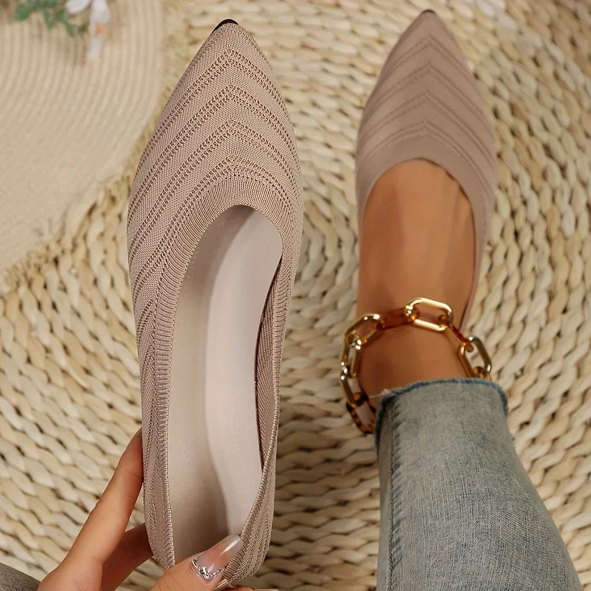 Women Slip-On Flats Ballet Shoes