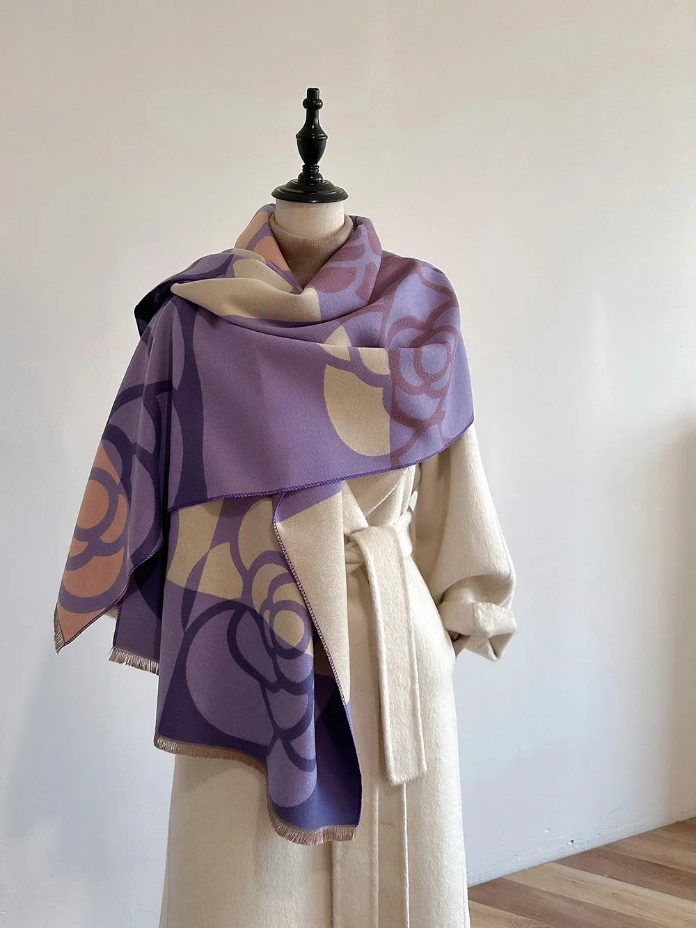 Shawl Floral Scarf Wrap