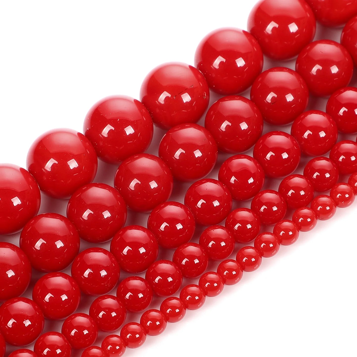 Glass Round Beads Set For Jewelry Making DIY Accessories
