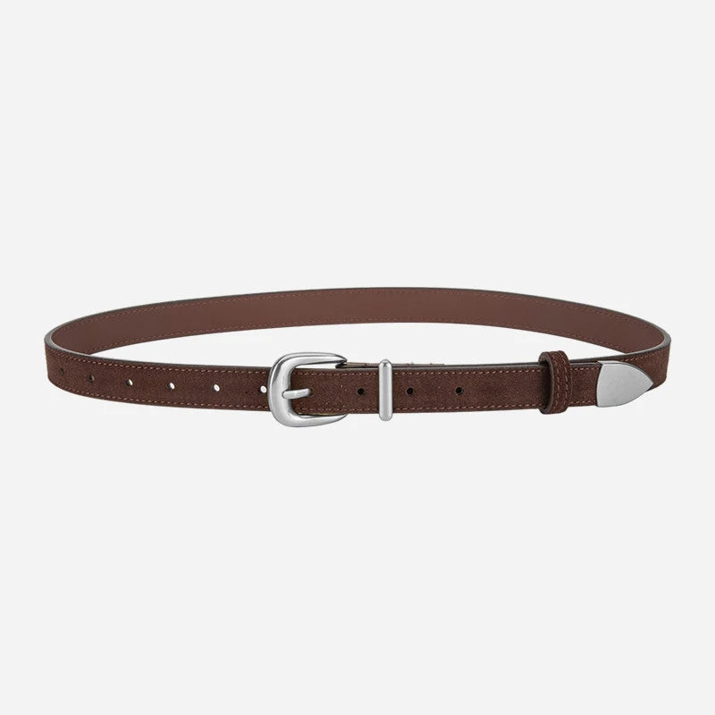 Buckle Thin Belt For Jeans Waistband Fashion
