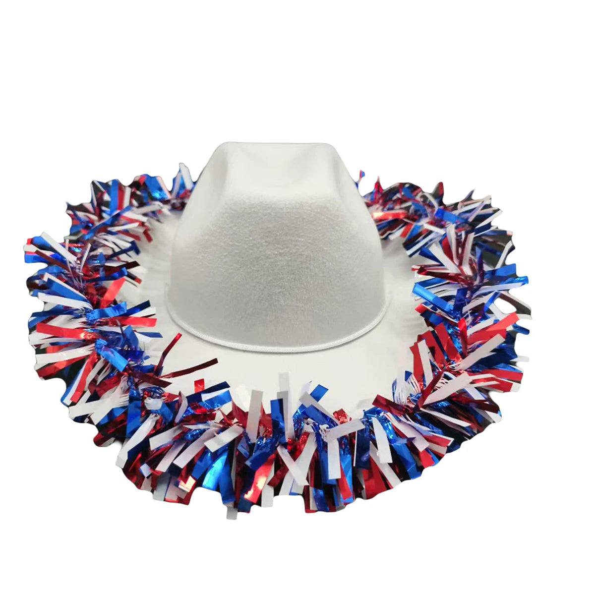 Patriotic American Flag Cowboy Hat With Stars And Stripes For 4th Of July