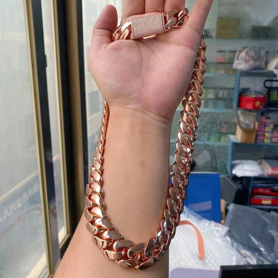 Necklace Iced CZ Box Clasp