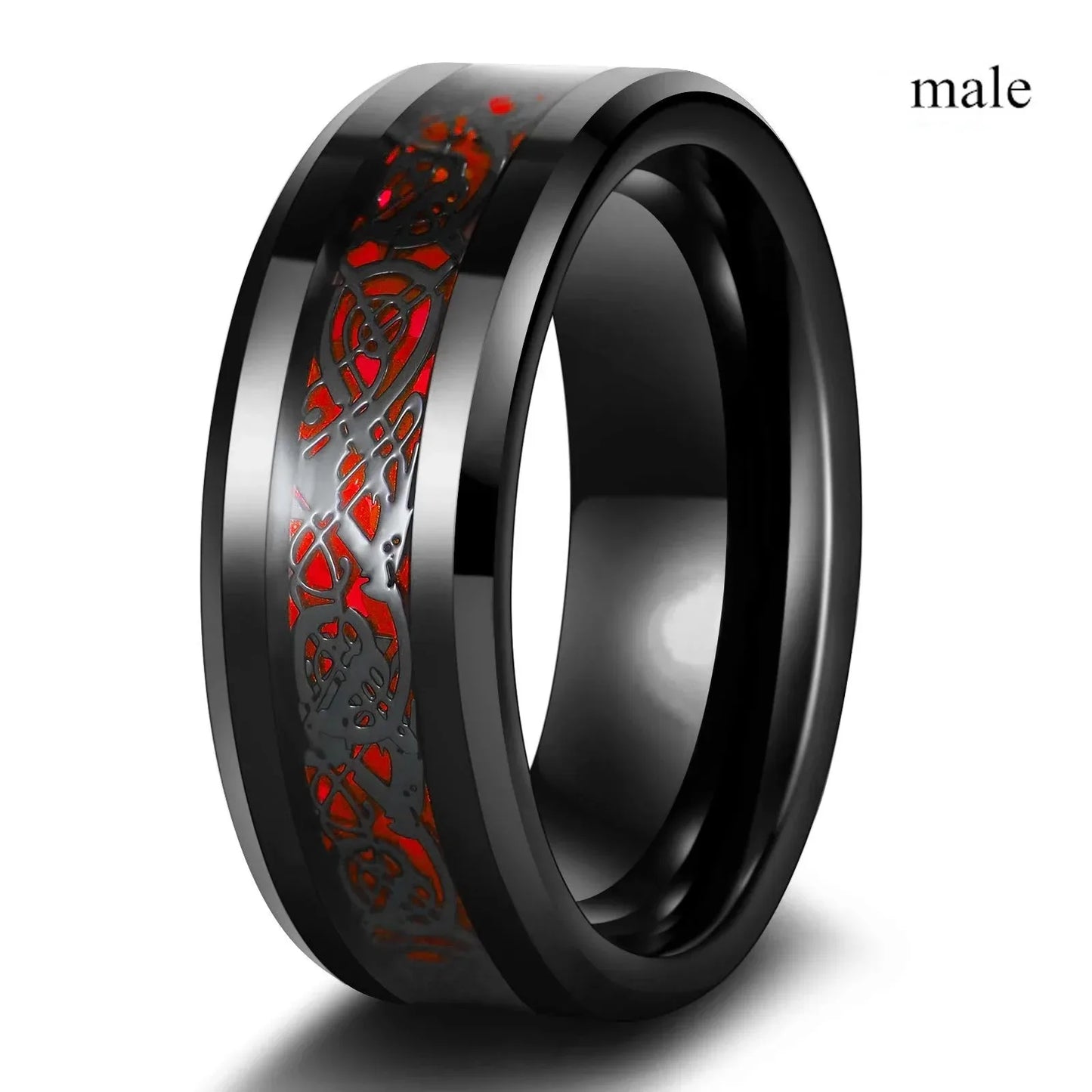 Stainless Steel Dragon Couples Rings
