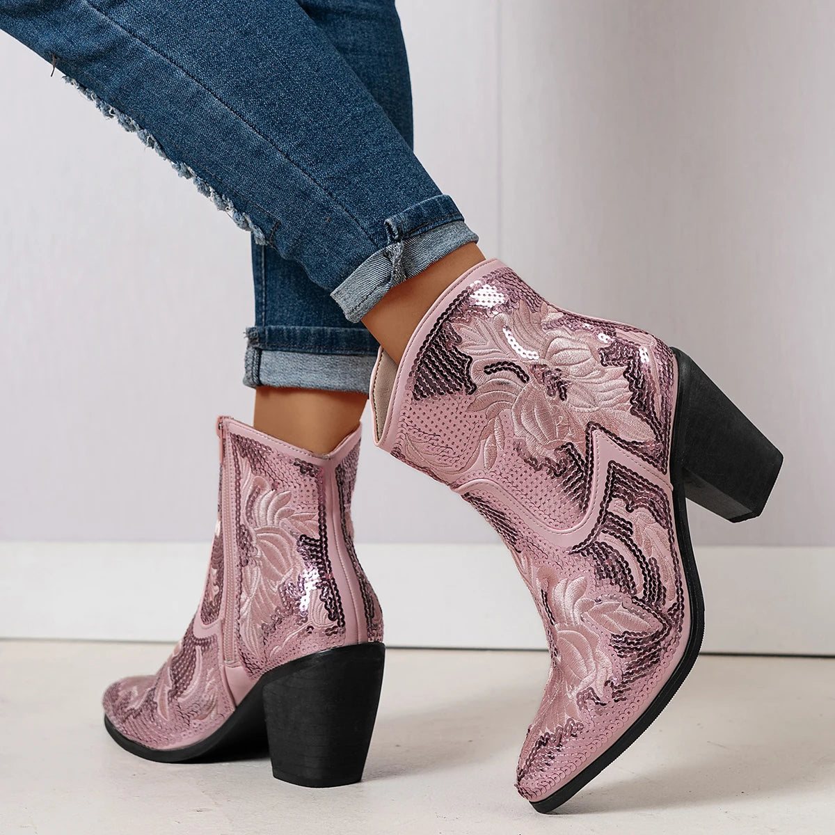 women's western style boots