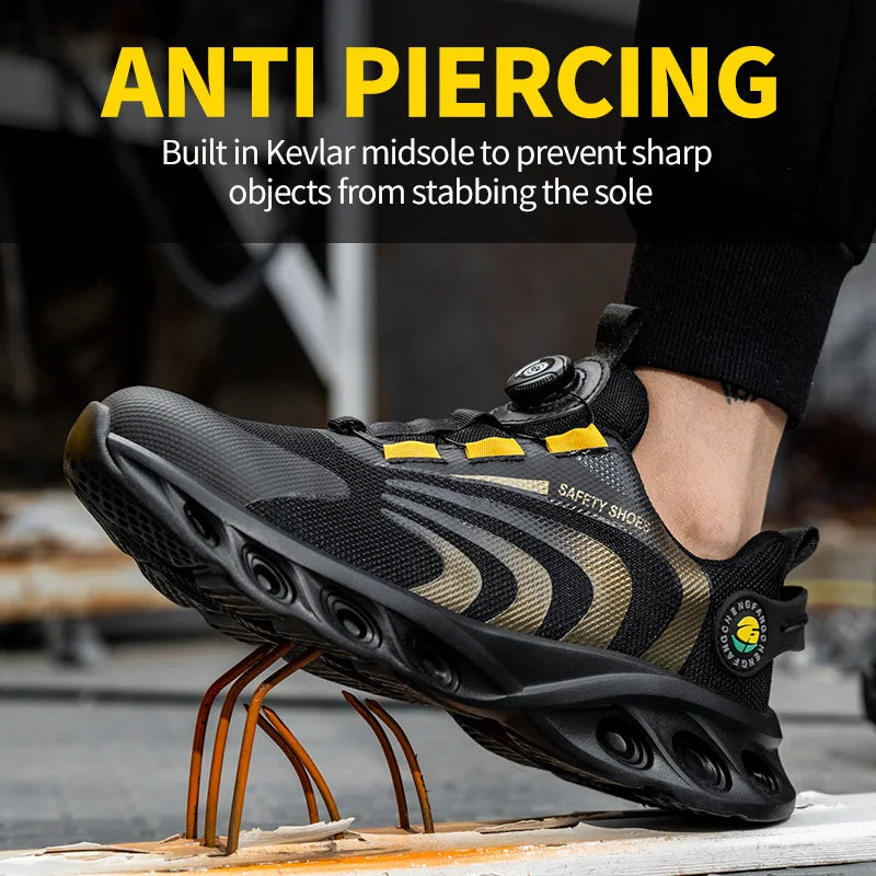 Mens Safety Shoes Anti Puncture Anti Smash