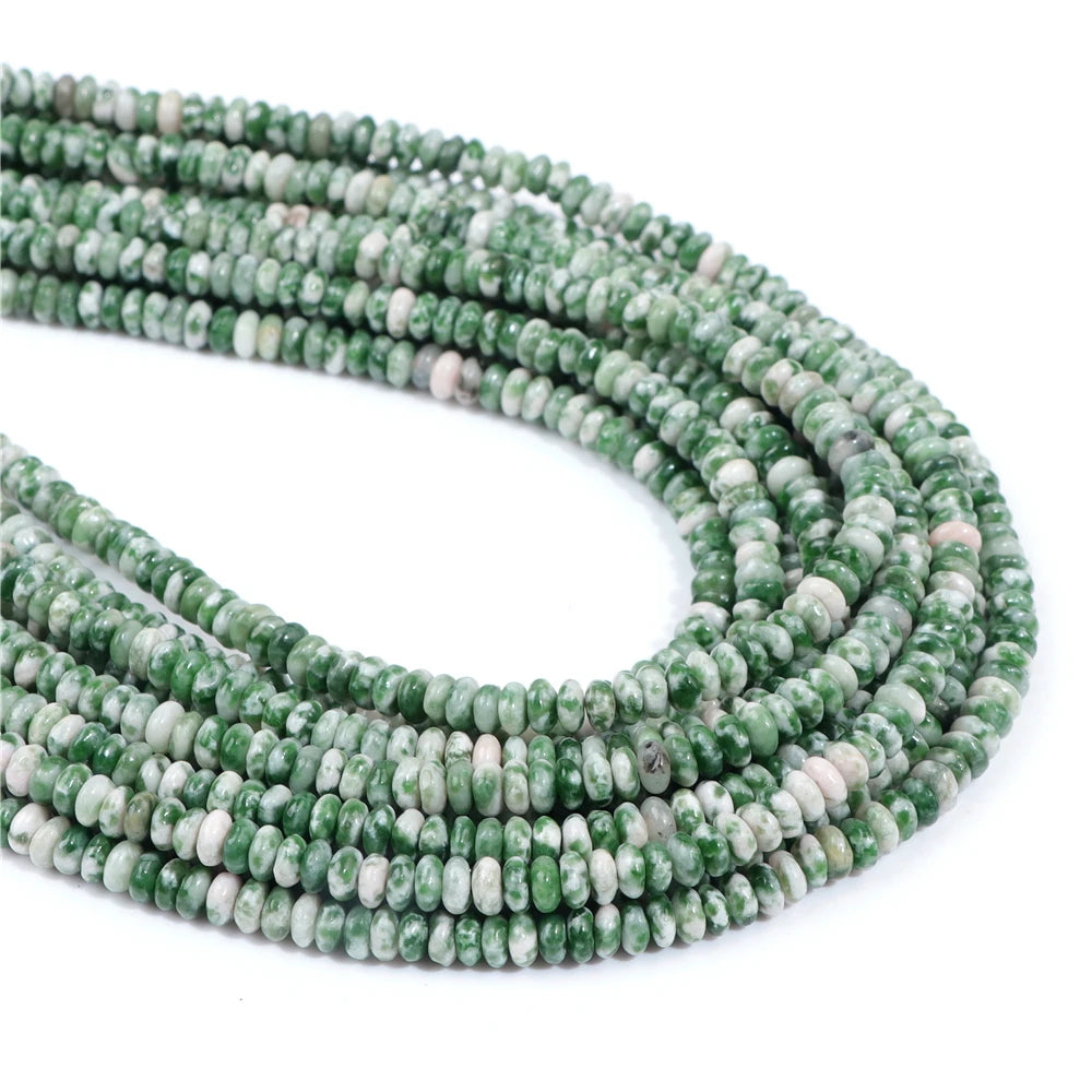 Stone Beads Abacus Round Spacer Beads For Jewelry Making