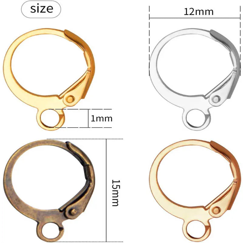 Earring Hooks Copper Ear Wires