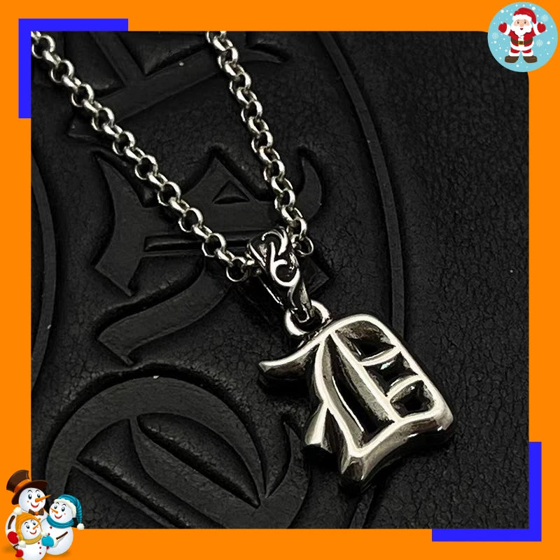 Necklace Pendant Letter Chain Jewelry