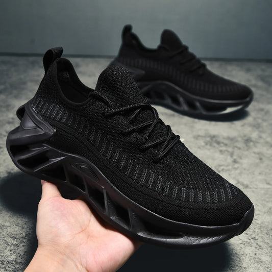 Womens Lightweight Mesh Running Shoes Breathable Nylon Upper Lace Up