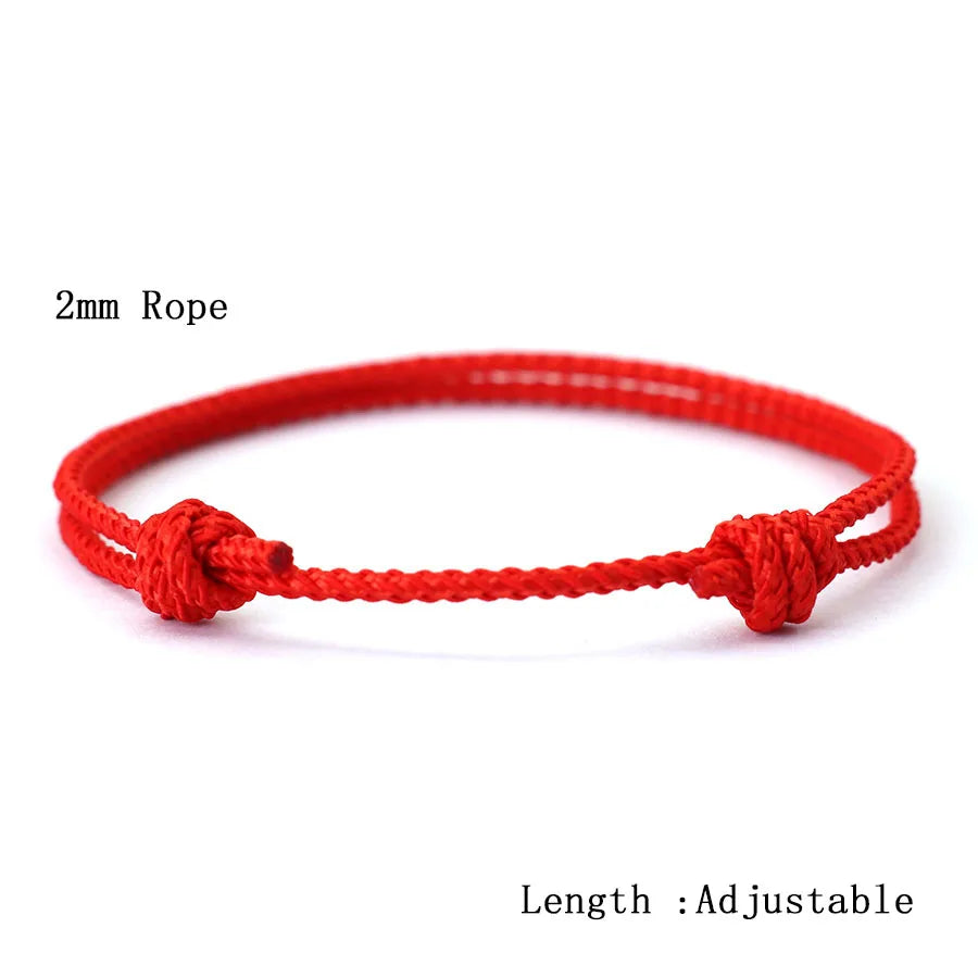 Rope Bracelet Minimalist Adjustable Friendship Jewelry