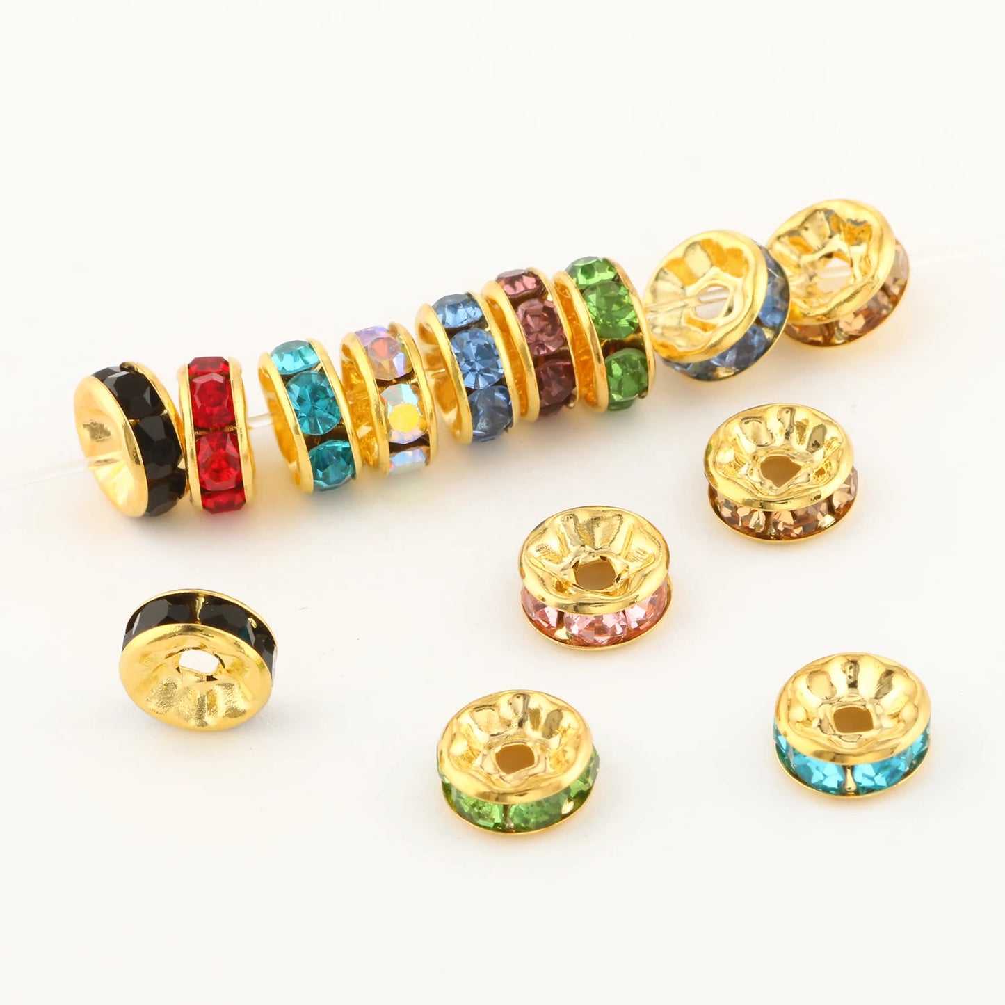 Rhinestone Ball Shape Beads For Jewelry Making