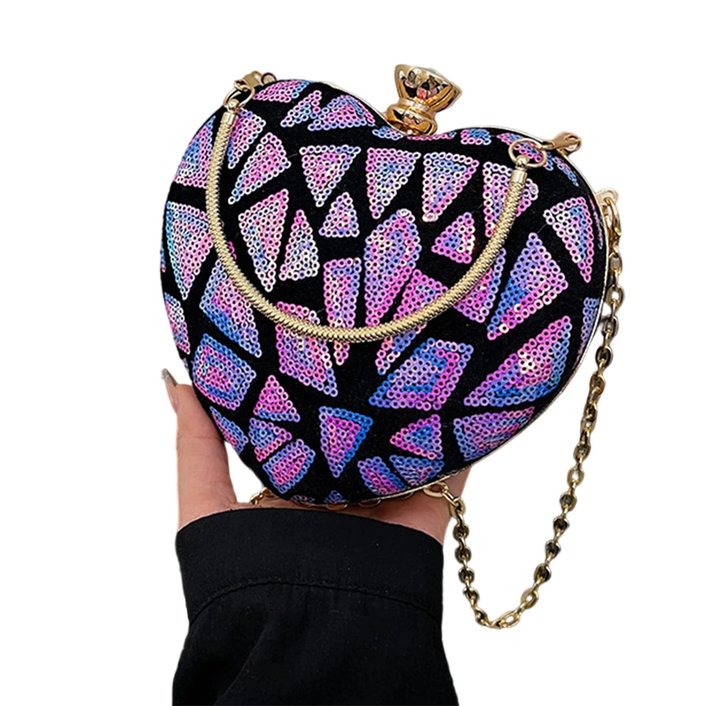 Clutch Purse Detachable Chain