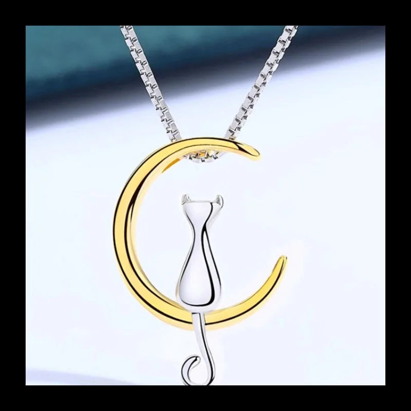 Necklace Moon Collarbone Chain Zircon