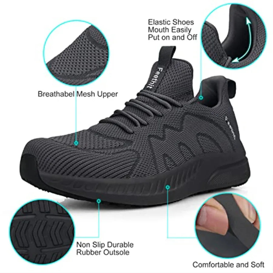Mens Sneakers Lightweight Breathable