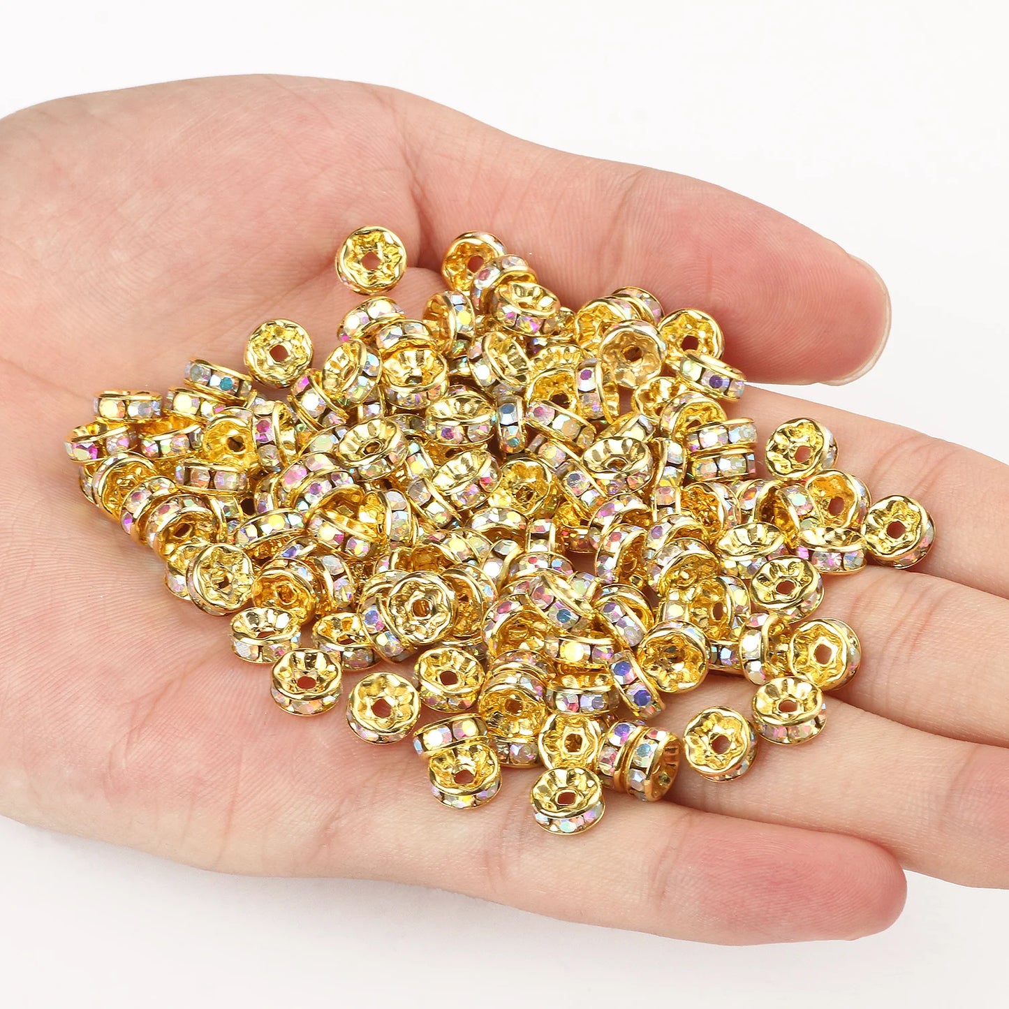 Rhinestone Ball Shape Beads For Jewelry Making