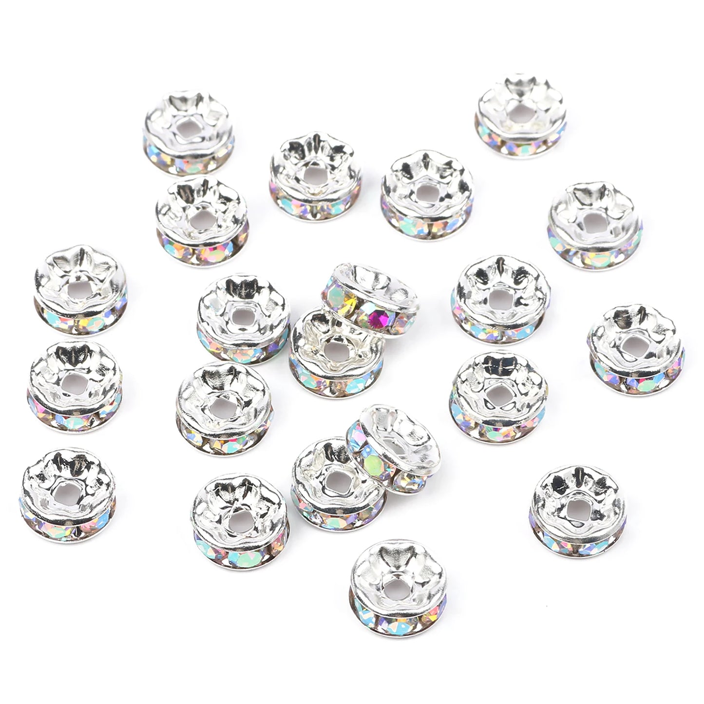 Rhinestone Ball Shape Beads For Jewelry Making