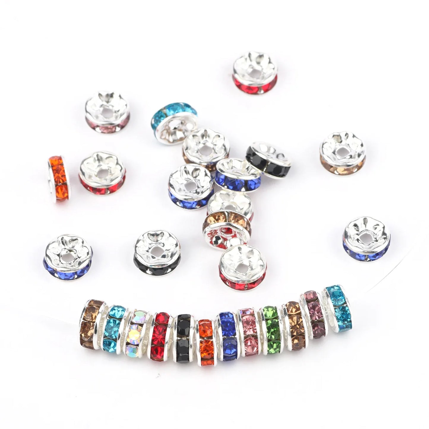 Rhinestone Ball Shape Beads For Jewelry Making