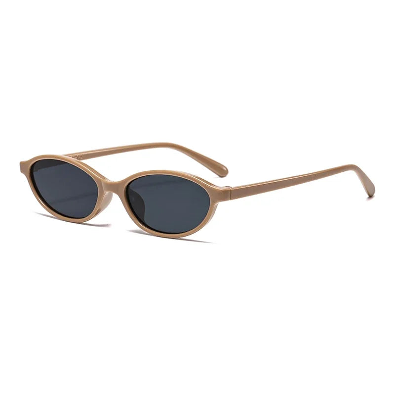 Oval Frame Sunglasses Women Trendy Small Frame