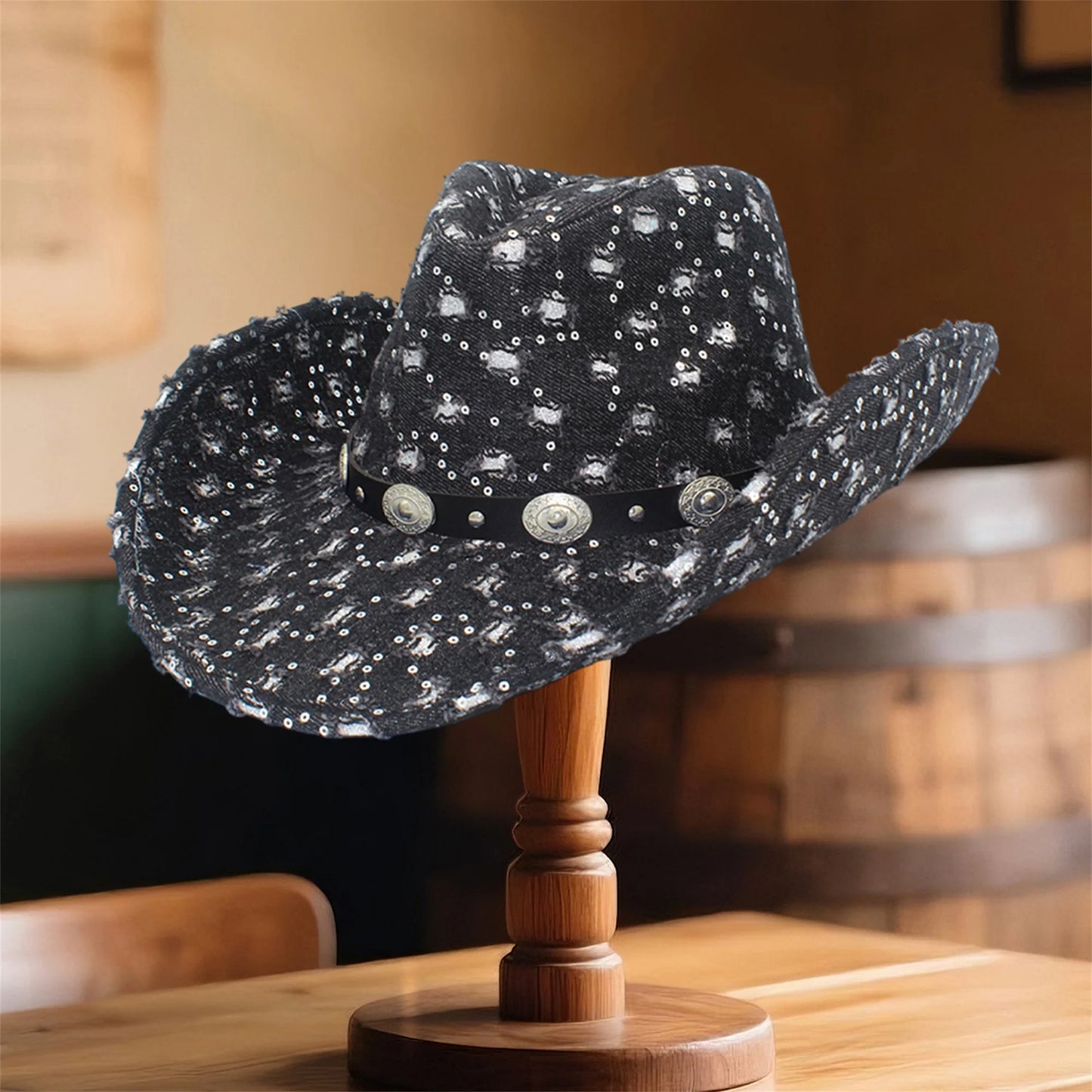 Cowboy Hat Wide Brim Western