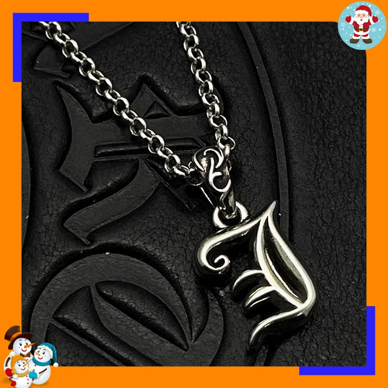 Necklace Pendant Letter Chain Jewelry