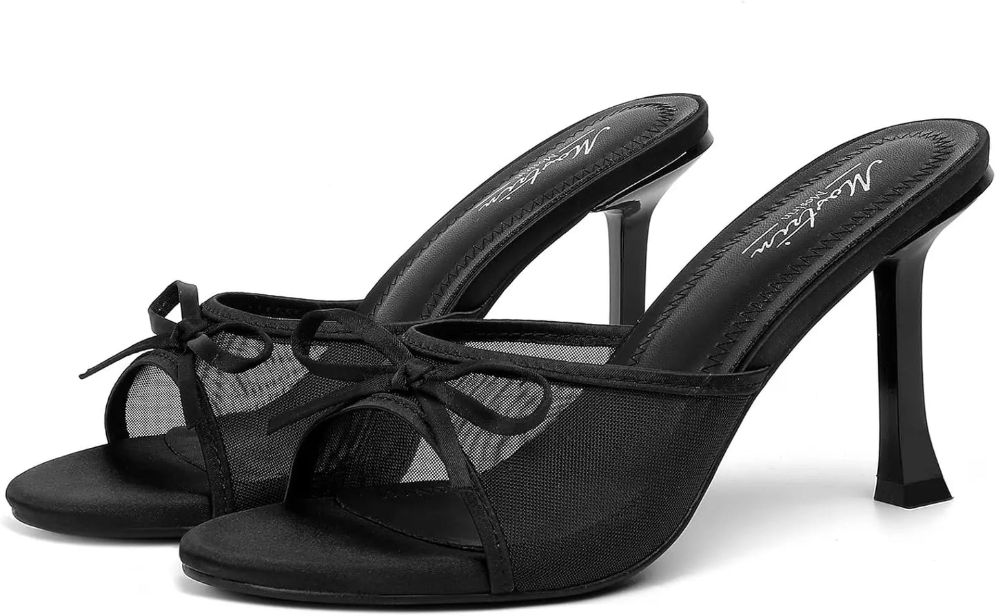 Women Heels Vintage Bow