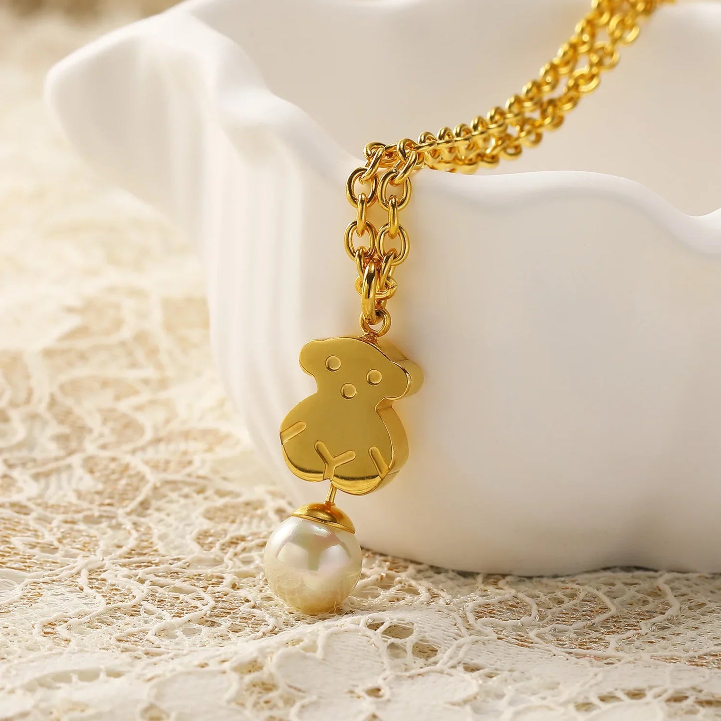 Necklace Earrings Bracelet Zircon