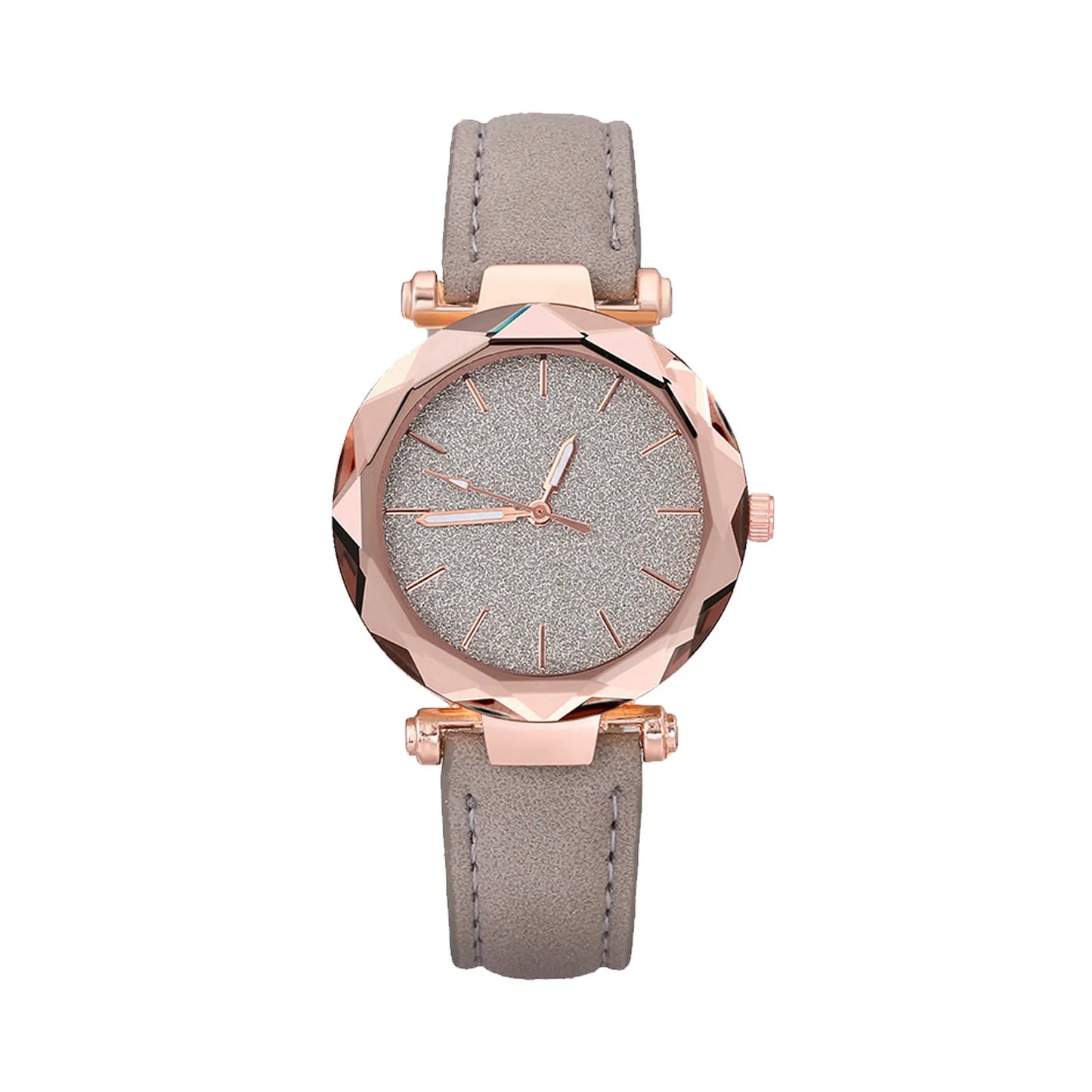 Quartz Watch  Leather Strap Smart Business