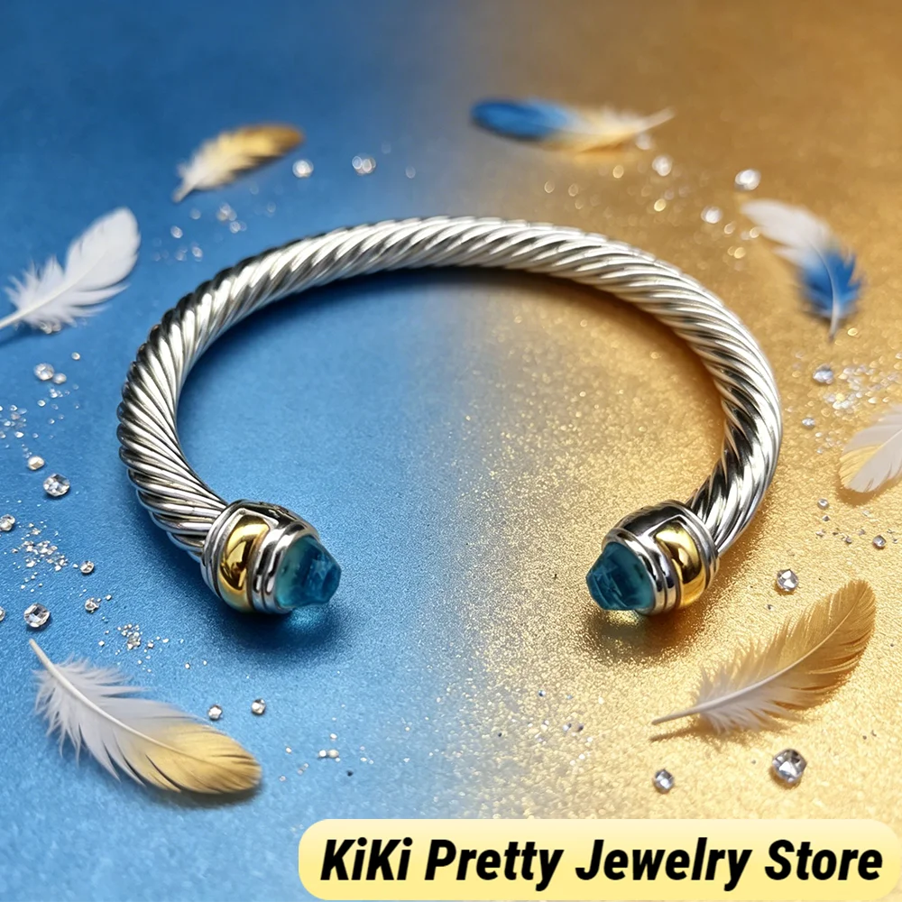 Bracelet Different Colored Zircon Stones