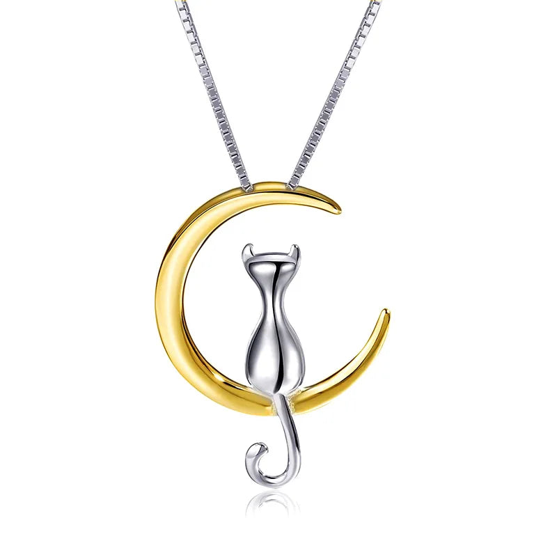 Necklace Moon Collarbone Chain Zircon
