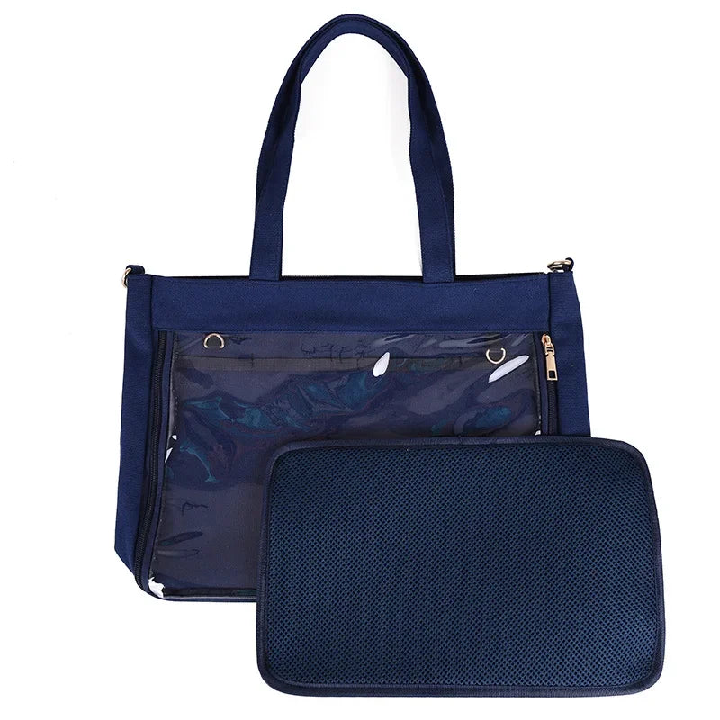 Purse with Transparent Tote