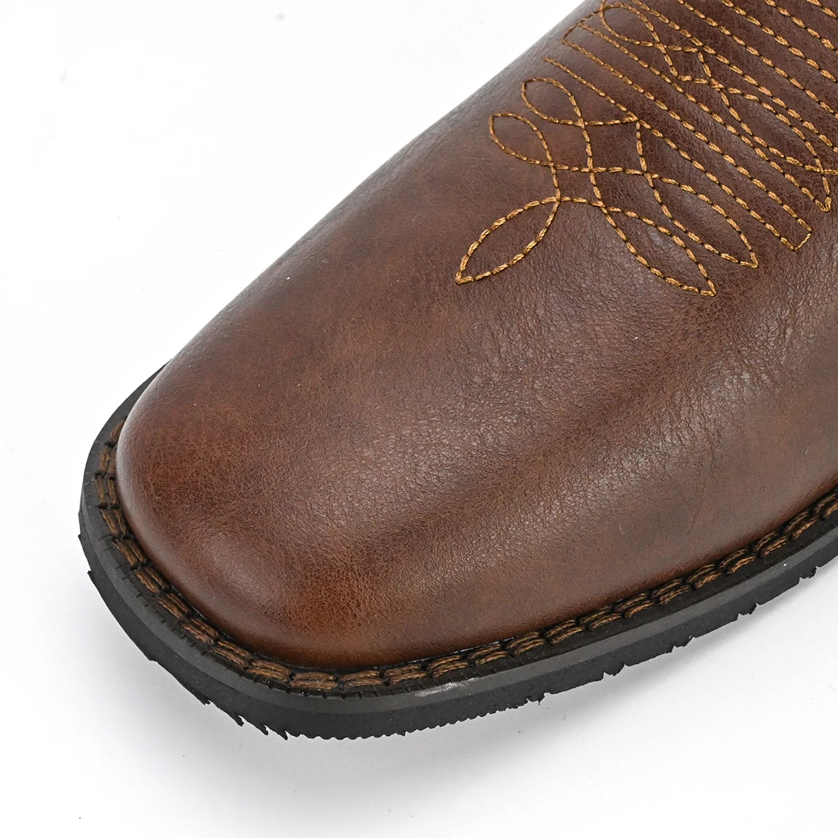 Men's Cowboys Boots With Stars And Stripes Pattern