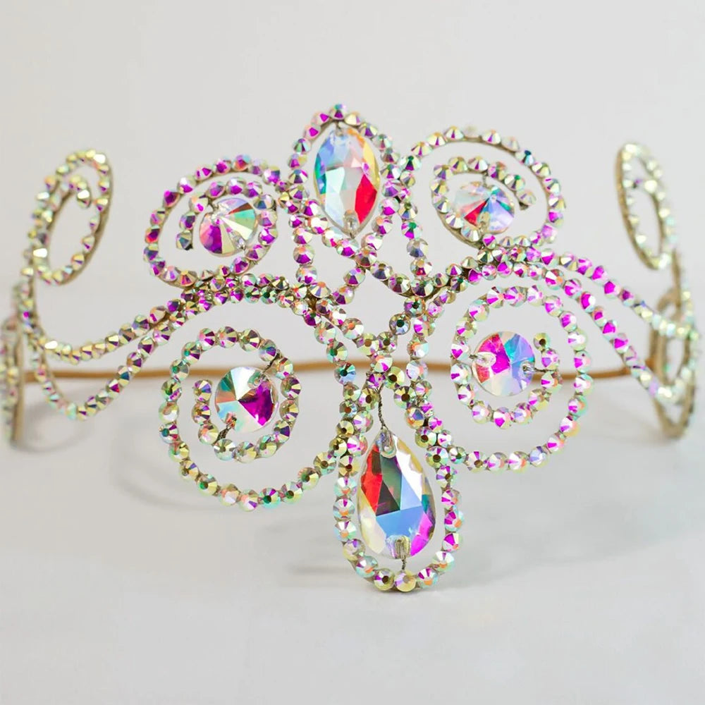 Forehead Chain Headwear Rhinestone Tiara