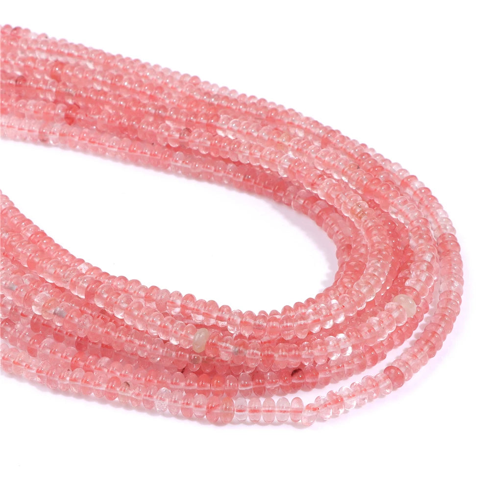 Stone Beads Abacus Round Spacer Beads For Jewelry Making