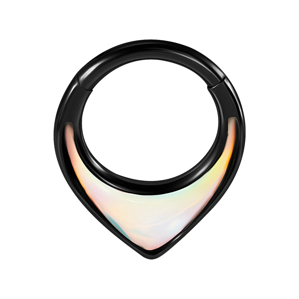 Nose Ring Septum Stainless Steel Oil Drop