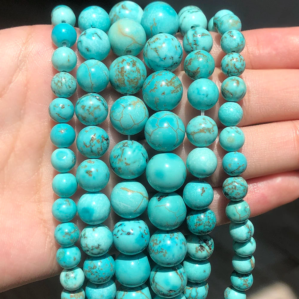 Natural Stone Round Beads Yooperlite Fire Sodalite Loose Spacer Beads